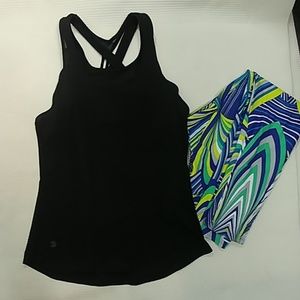 Athleta work out tank with bra